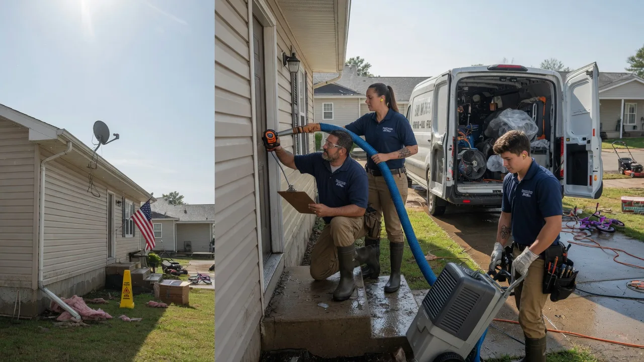 Ceiling Water Damage Restoration in Meridianville, AL near me